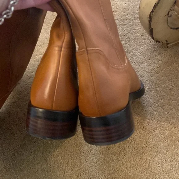 J Crew Leather over-the-knee riding boots BA769 - Picture 5 of 7